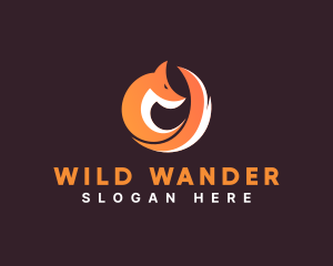 Wild Fox Animal logo design