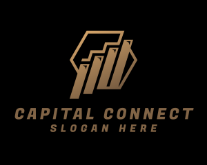 Investment Stock Market logo design