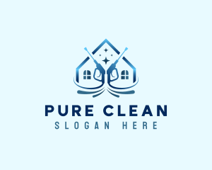 Clean Pressure Washer logo design