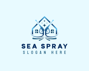 Clean Pressure Washer logo design