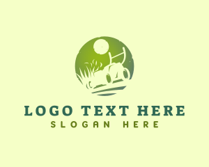 Landscape - Grass Cutter Maintenance logo design