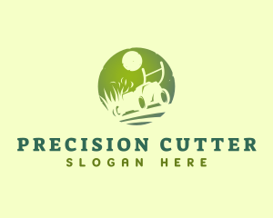 Grass Cutter Maintenance logo design