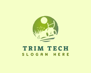 Trimmer - Grass Cutter Maintenance logo design