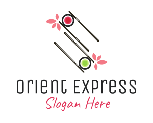 Orient - Japanese Sushi Restaurant logo design