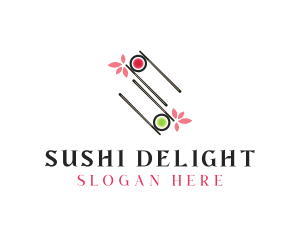 Japanese Sushi Restaurant logo design