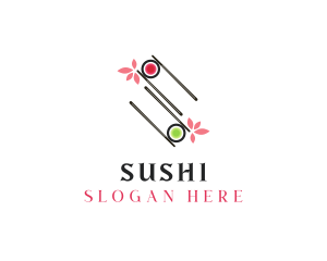 Japanese Sushi Restaurant logo design