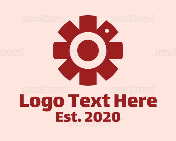 Red Camera Asterisk Logo