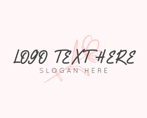 Vlog - Floral Elegant Script logo design