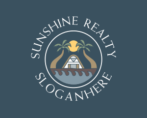 Beach House Seaside logo design