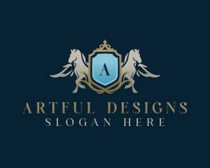 Pegasus Crest Boutique logo design