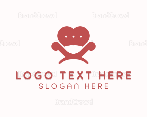 Heart Sofa Furniture Logo