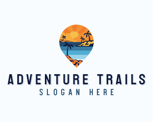 Island Tourist Vacation logo design