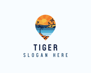 Traveler - Island Tourist Vacation logo design