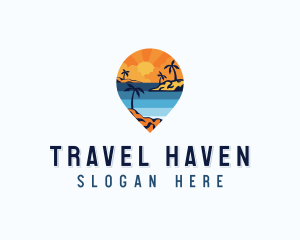 Tourist - Island Tourist Vacation logo design