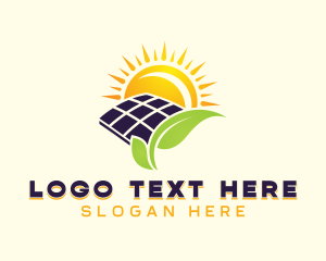 Power - Sustainable Solar Power logo design