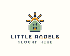 Kindergarten Preschool Childcare  logo design