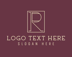 Style - Elegant Boutique Letter R logo design