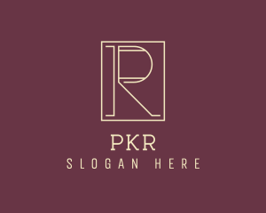 Elegant Boutique Letter R logo design