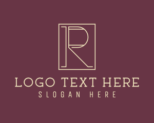 Letter R - Boutique Letter R logo design