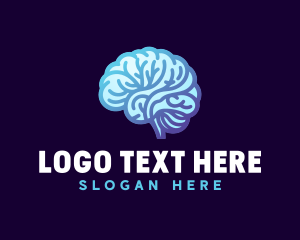 Brain - Brain Wellness Health logo design