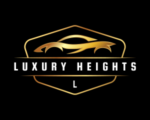 Luxury Car Rental logo design