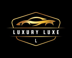 Luxury Car Rental logo design