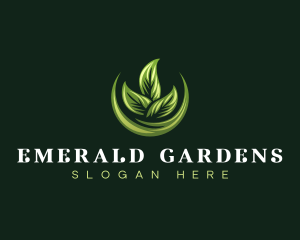 Landscaping Leaf Garden logo design