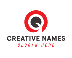 Name - Modern Swoosh Letter Q logo design