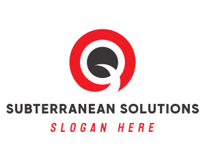Underground - Modern Swoosh Letter Q logo design
