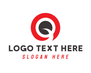 Modern Swoosh Letter Q Logo