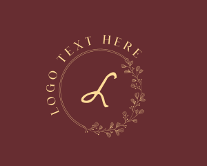 Leaves - Floral Boutique Beauty logo design