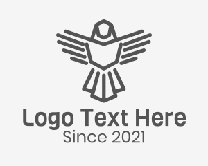 Protection - Modern Eagle Shield logo design