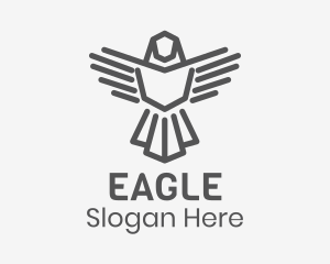 Modern Eagle Shield Logo