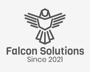 Modern Eagle Shield logo design