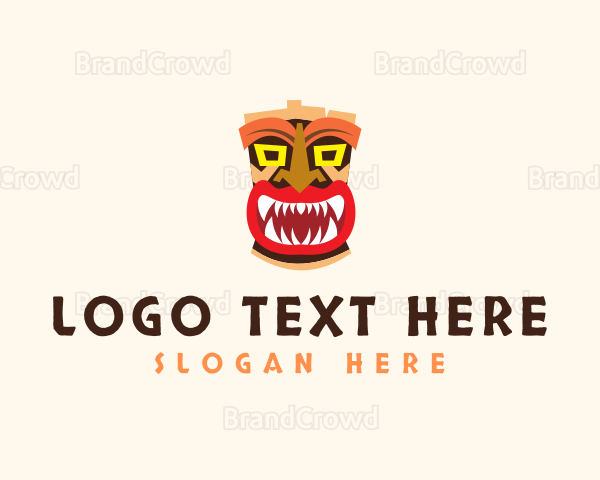 Tiki Mask Monster Logo