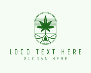 Extract - Marijuana Plant Extract logo design