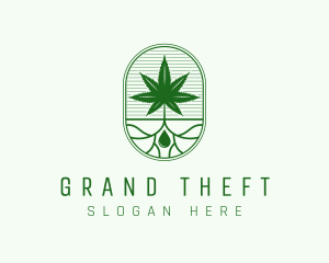 Cannabidioil - Marijuana Plant Extract logo design