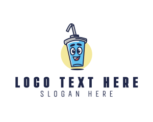 Snack - Cute Cartoon Soda logo design