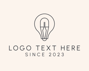 Electrical - Electrical Light Bulb logo design