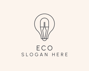 Electrical Light Bulb Logo