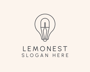 Electrical Light Bulb Logo