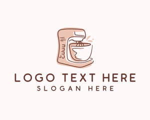 Stand Mixer - Baker Pastry Stand Mixer logo design