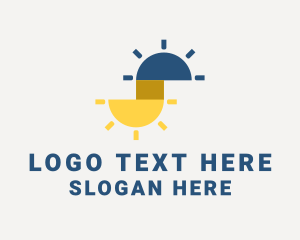 Sustainable - Solar Power Letter S logo design