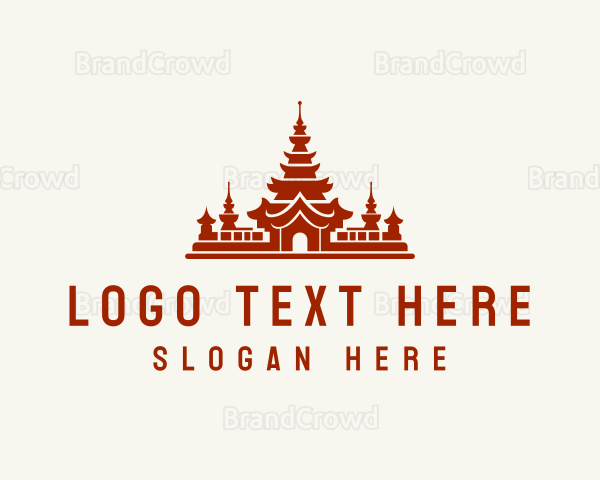 Asian Pagoda Destination Logo