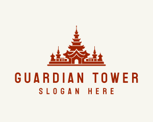 Asian Pagoda Destination logo design