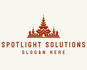 Asian Pagoda Destination logo design