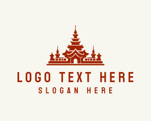 Asian Pagoda Destination Logo