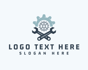 Wrench - Wrench Gear Mechanic Repair logo design