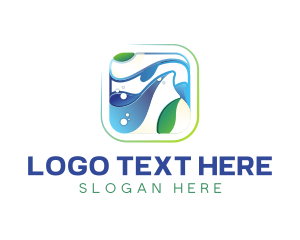 Seaweed - Nature Water Waves logo design