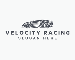 Auto Race Car logo design